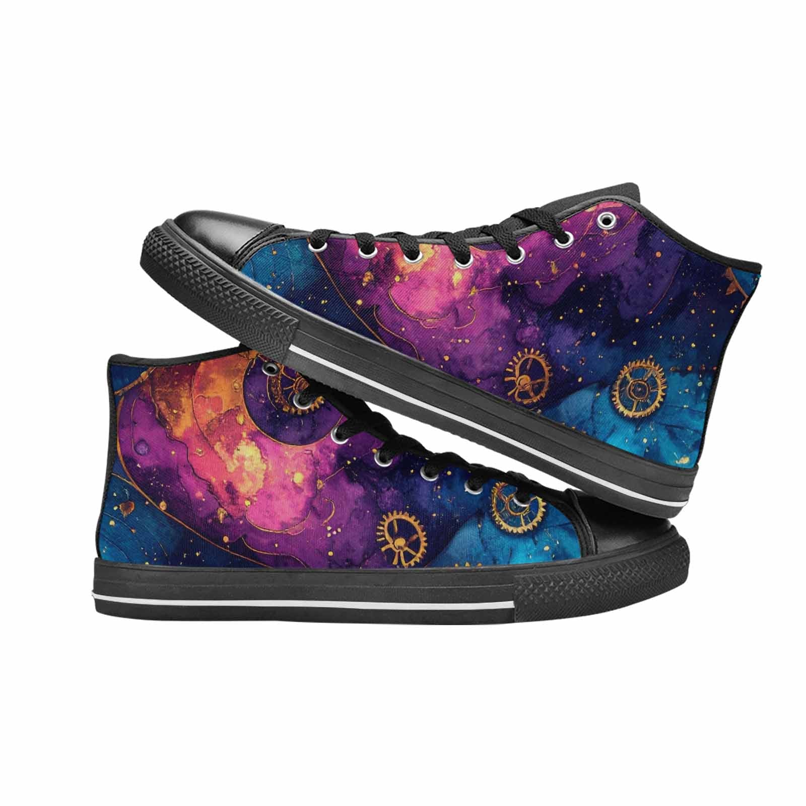 MEN'S Steampunk Galaxy High Top Canvas Grunge Shoes