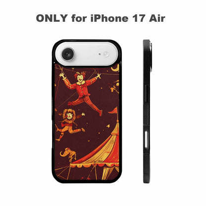 iPhone 17 Air Case — Vintage Circus Art Pattern Retro Vintage, Custom Designed Case Cover