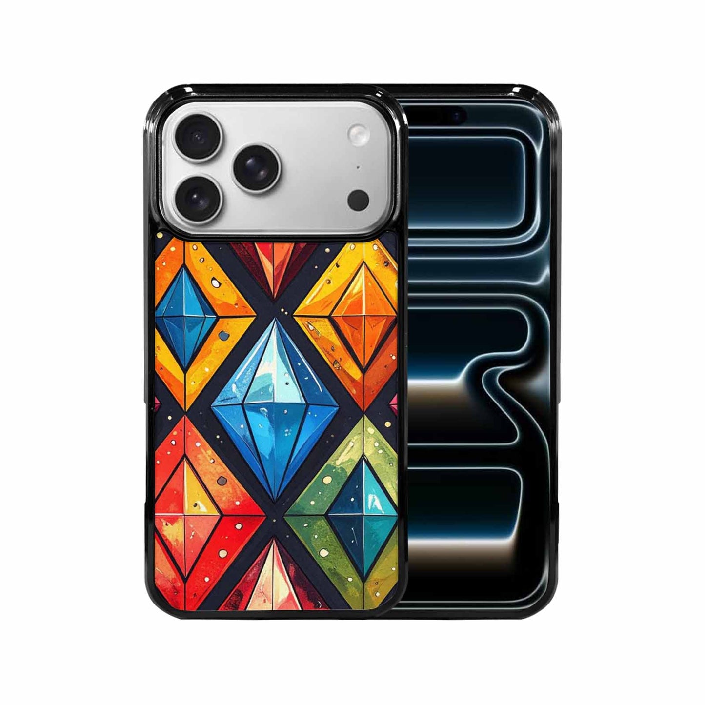 iPhone 17 Pro Max Case — Vintage Summer Diamond Retro Vintage, Custom Art Phone Cover