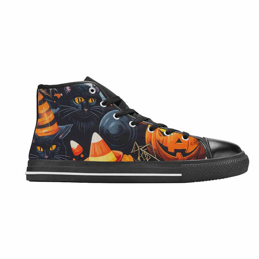 WOMEN'S Halloween High Top Canvas Vivid Custom Shoes