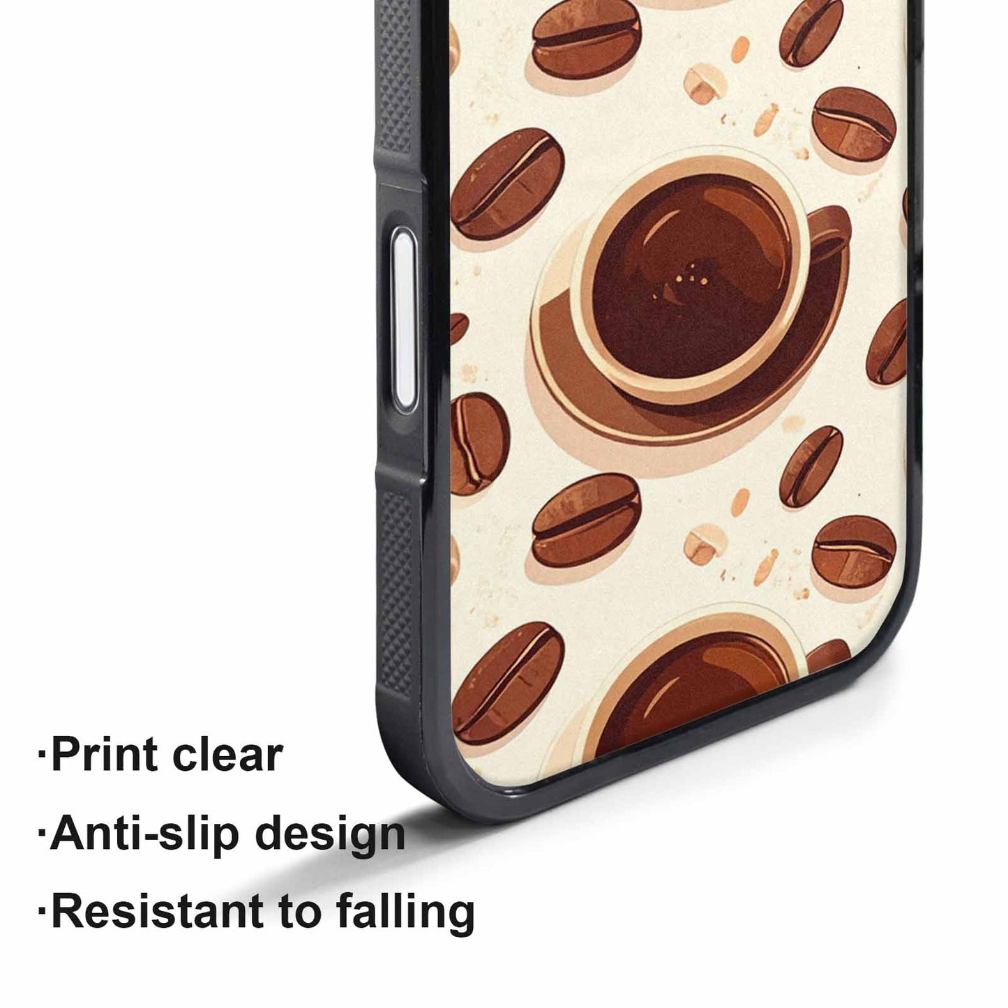 iPhone 17 Air Case — Coffee Cup And Bean Pattern Original, Custom Designed Case Cover