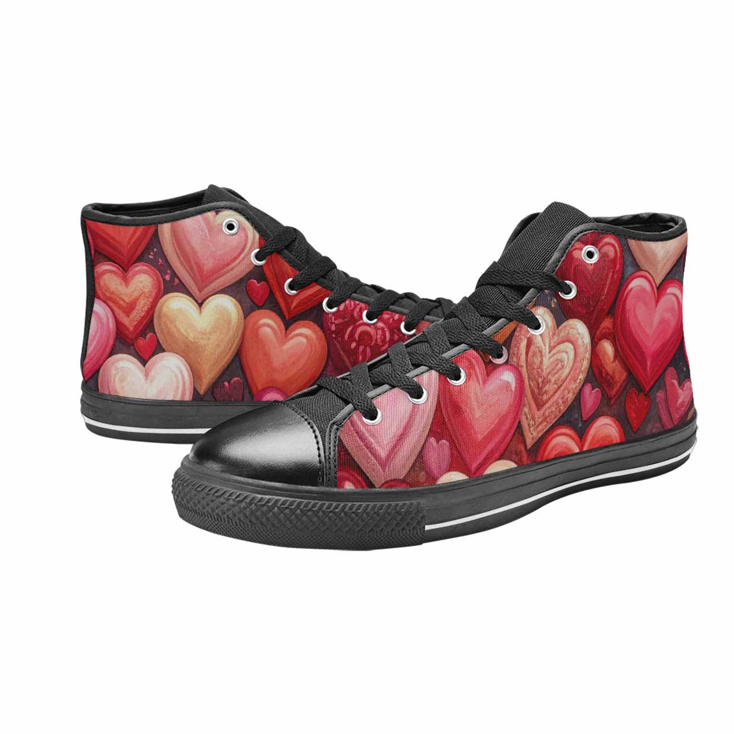 WOMEN'S No Words Or High Top Canvas Surreal Sneakers