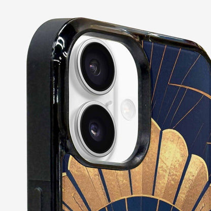 iPhone 16 Plus Case — Art Deco Illustration Pattern, Customized Protective Case