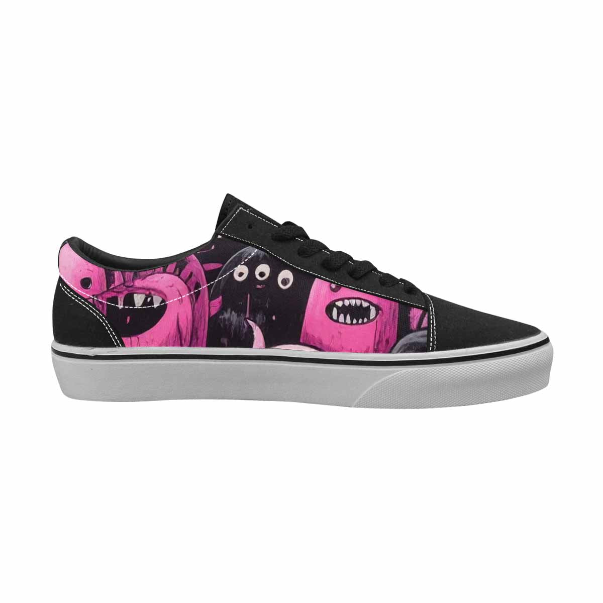 WOMEN'S Monsters (general) Lace-Up Canvas Y2K Custom Shoes