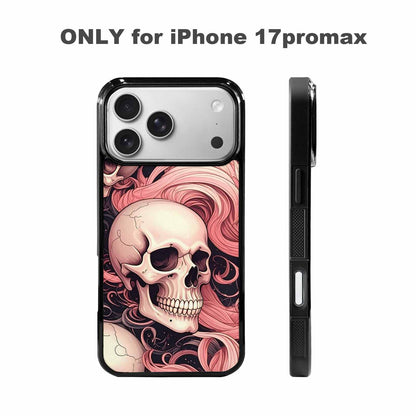 iPhone 17 Pro Max Case — Skull Dark Art Gothic Print Gothic, Unique Phone Case Design