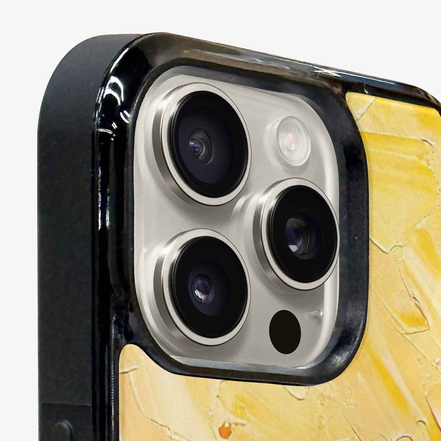 iPhone 16 Pro Max Case — Impressionist Sunflower Brushstroke Pattern Hundreds Of, Custom Designed Case Cover