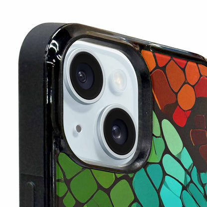 iPhone 15 Plus Case — Dark Snake Print Custom, Unique Phone Case Design