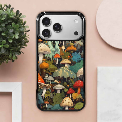iPhone 17 Pro Max Case — Mushrooms Camomushrooms Patter Bki Camo, Custom Phone Case
