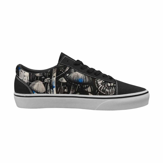 WOMEN'S Mushrooms (general) Lace-Up Canvas Kaleidoscope Custom Sneakers