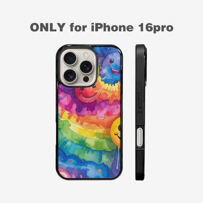 iPhone 16 Pro Case — Smiley Facessmiley Faces Tie D 2b9, Original Design Phone Case