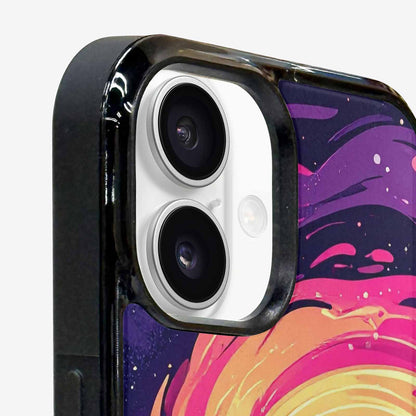 iPhone 16 Plus Case — Love Wins Galaxy Seamless Pattern Vibrant, Custom Print Case Cover