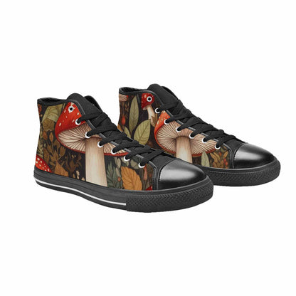 WOMEN'S Mushroom High Top Canvas Dreamcore Custom Sneakers
