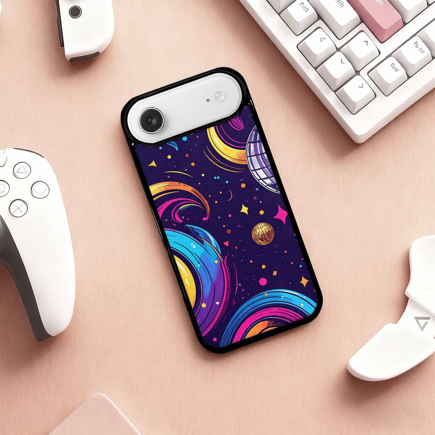 iPhone 17 Air Case — Disco Cartoon Art Pattern Cartoon Cute, Original Design Phone Case