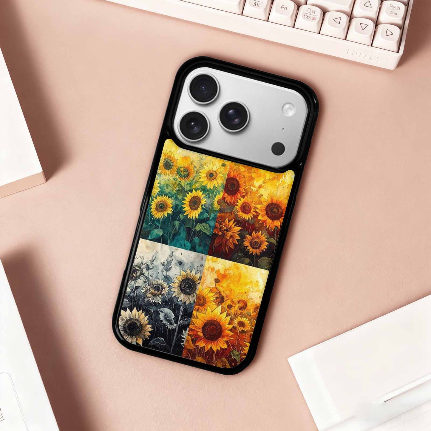 iPhone 17 Pro Case — Blend Melt Them Together Small Floral, Custom Made Phone Cover