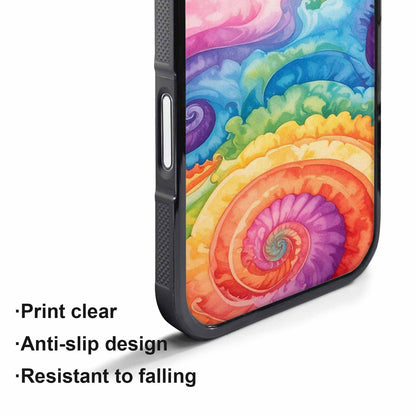 iPhone 17 Air Case — Tie Dye Swirls Tie Dye Tie, Custom Printed Phone Case