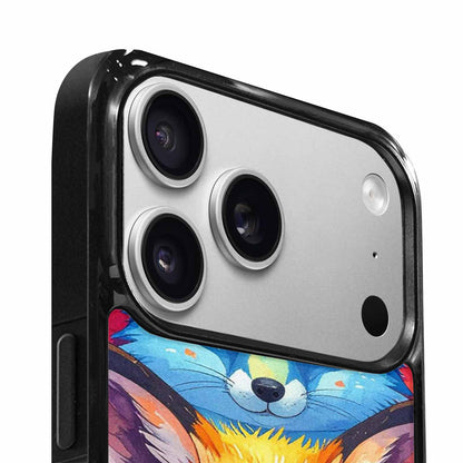 iPhone 17 Pro Max Case — Watercolor Kawaii Fox Watercolor Abstract, Unique Phone Case Design