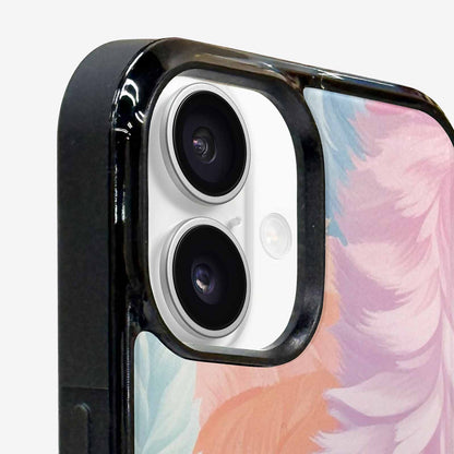 iPhone 16 Case — Zebra Pastel Rainbow, Customized Protective Case