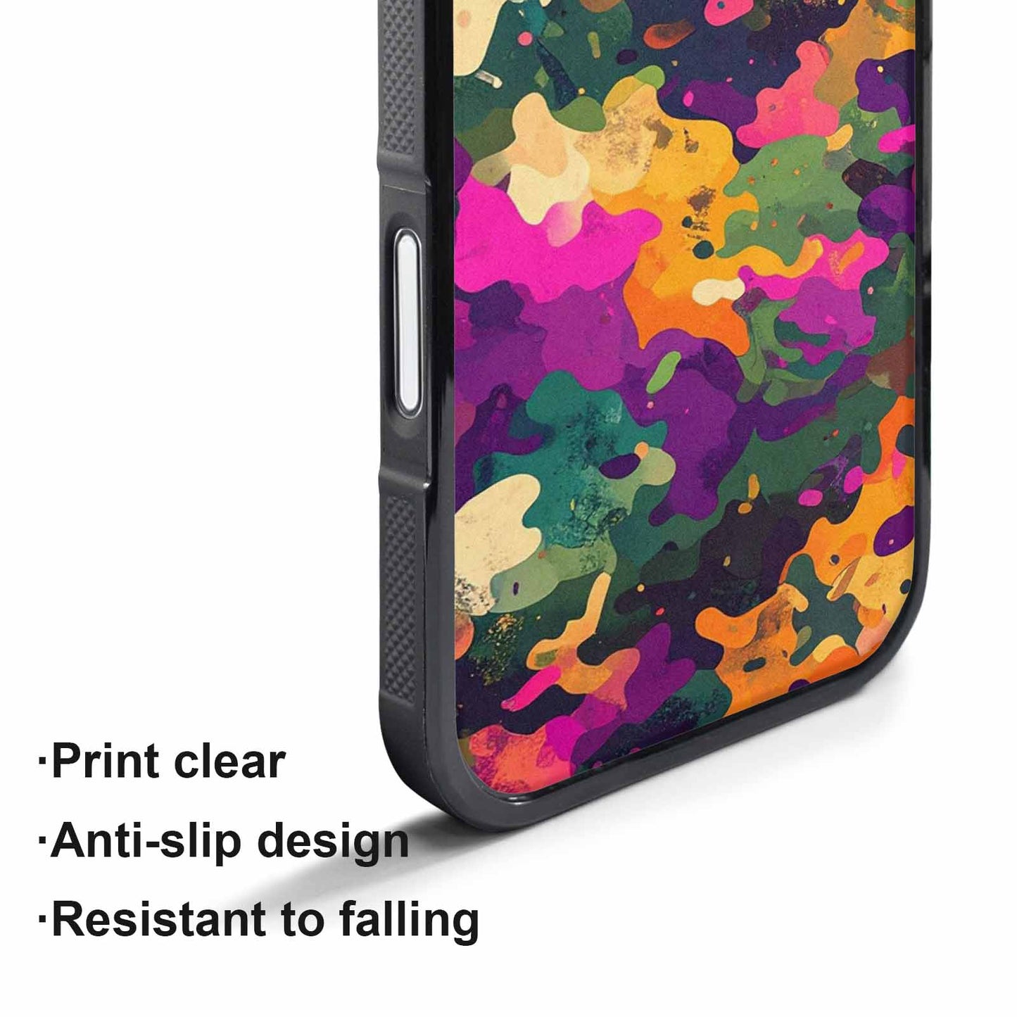 iPhone 17 Pro Max Case — Small Military Camouflage Blotch Camo, Customized Protective Case