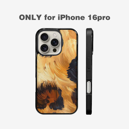 iPhone 16 Pro Case — Leopard Soft Airbrush Gradient, Custom Designed Case Cover
