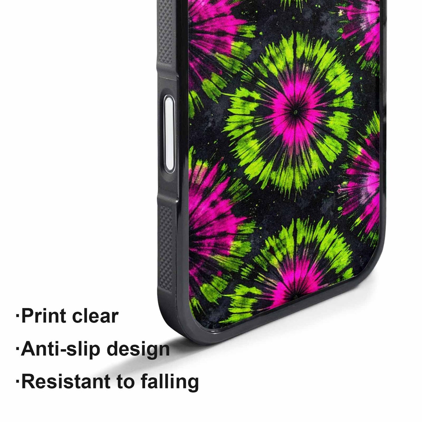 iPhone 17 Air Case — Acid Wash Tie Dye Neon Tie, Original Design Phone Case