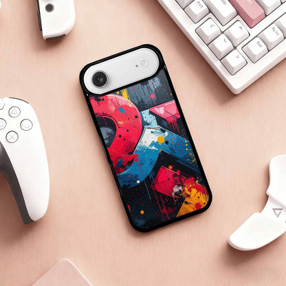 iPhone 17 Air Case — Seamless Repeating Pattern Of Overlapping Camo, Custom Art Phone Cover