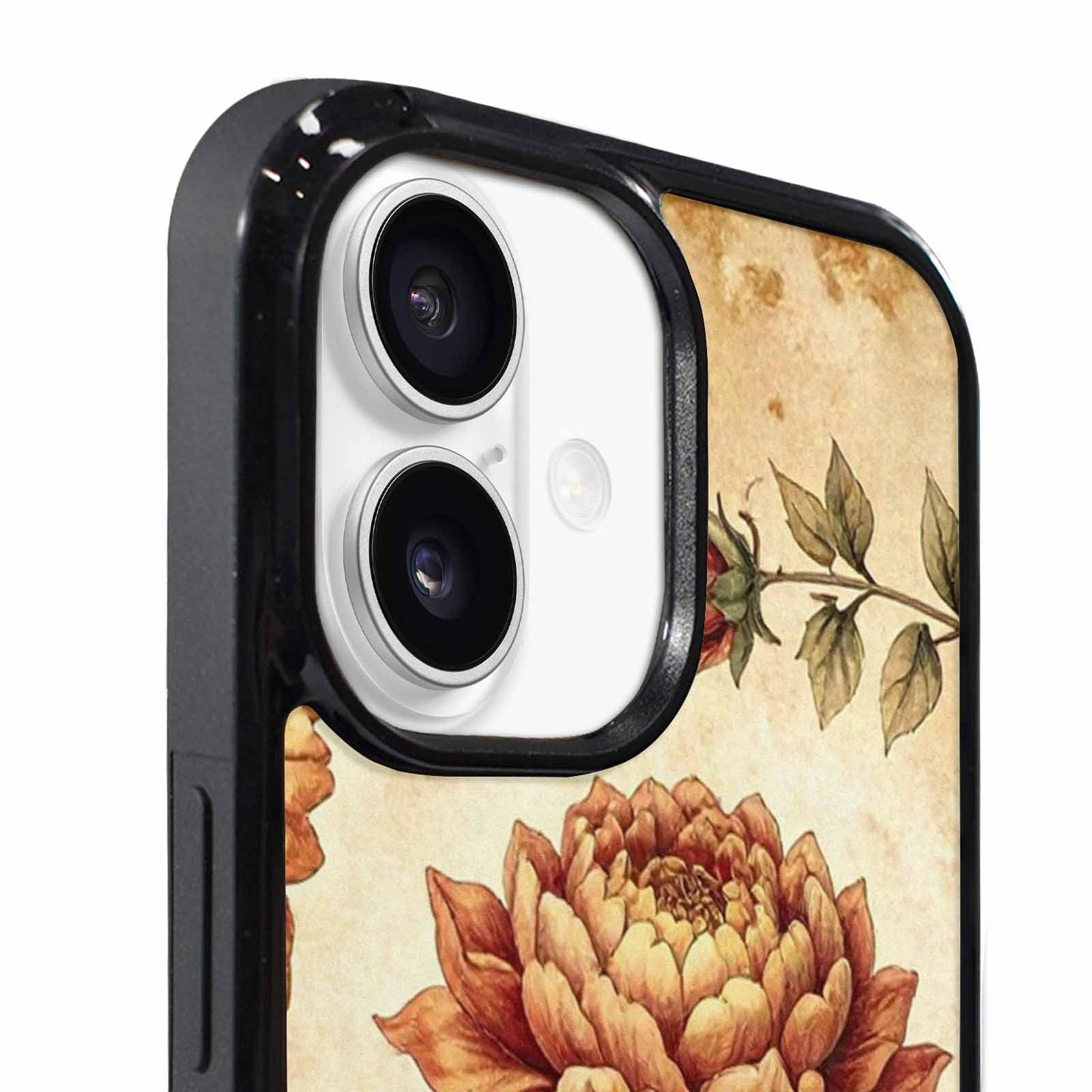 iPhone 17 Case — Vintage Botanical Art Pattern Floral, Custom Art Phone Cover