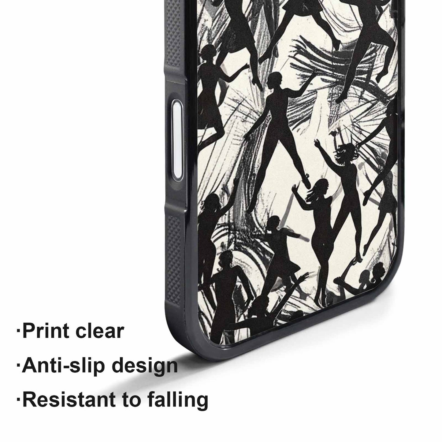 iPhone 17 Air Case — Bold Dancing Figure Line Art Original, Original Design Phone Case