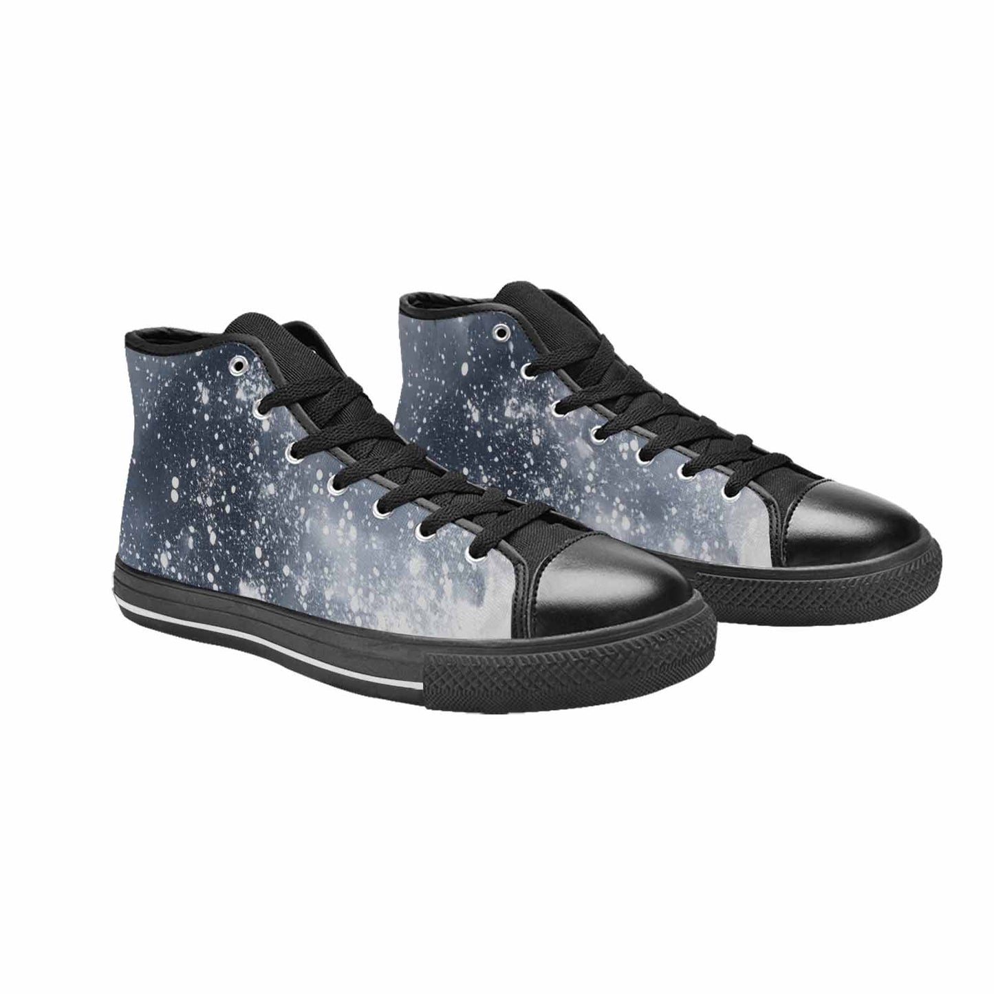 MEN'S Galaxy Art - High Top Canvas Wallpaper Art Sneakers