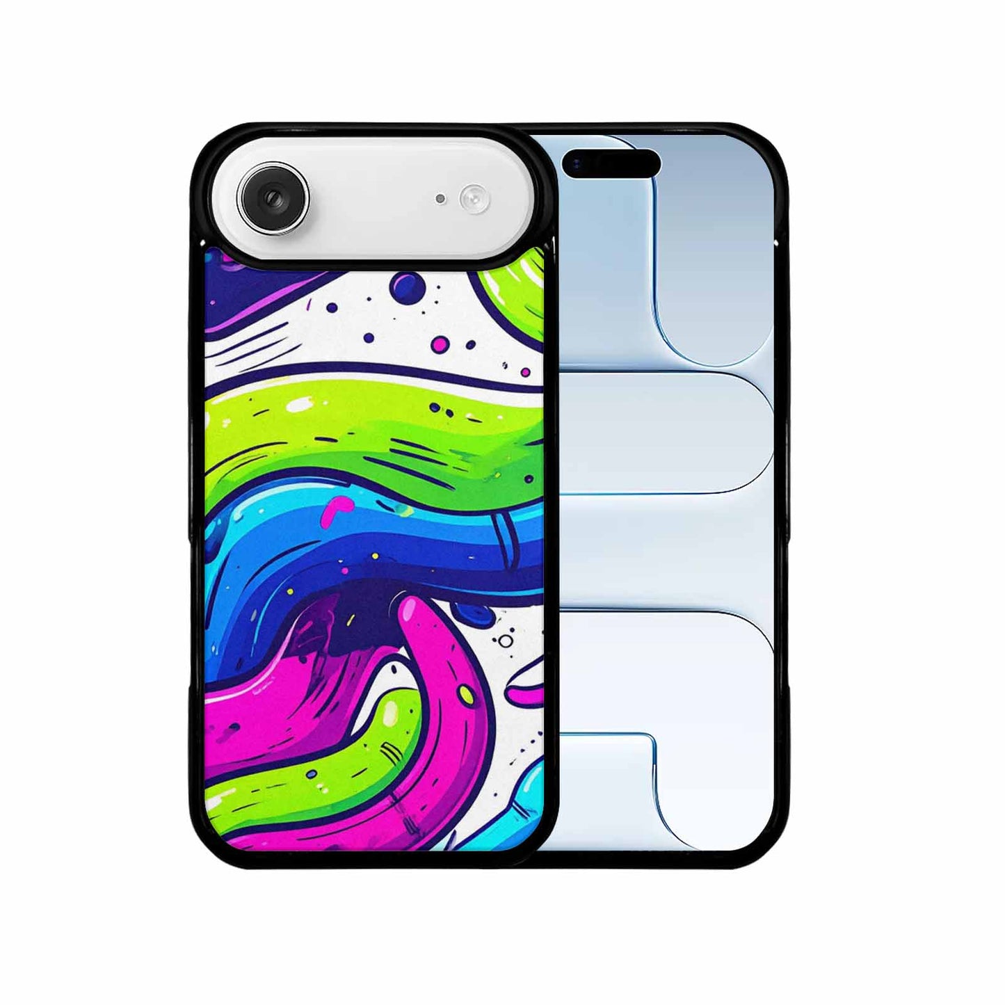 iPhone 17 Air Case — Acid Wash Cartoon Tie Dye, Original Design Phone Case