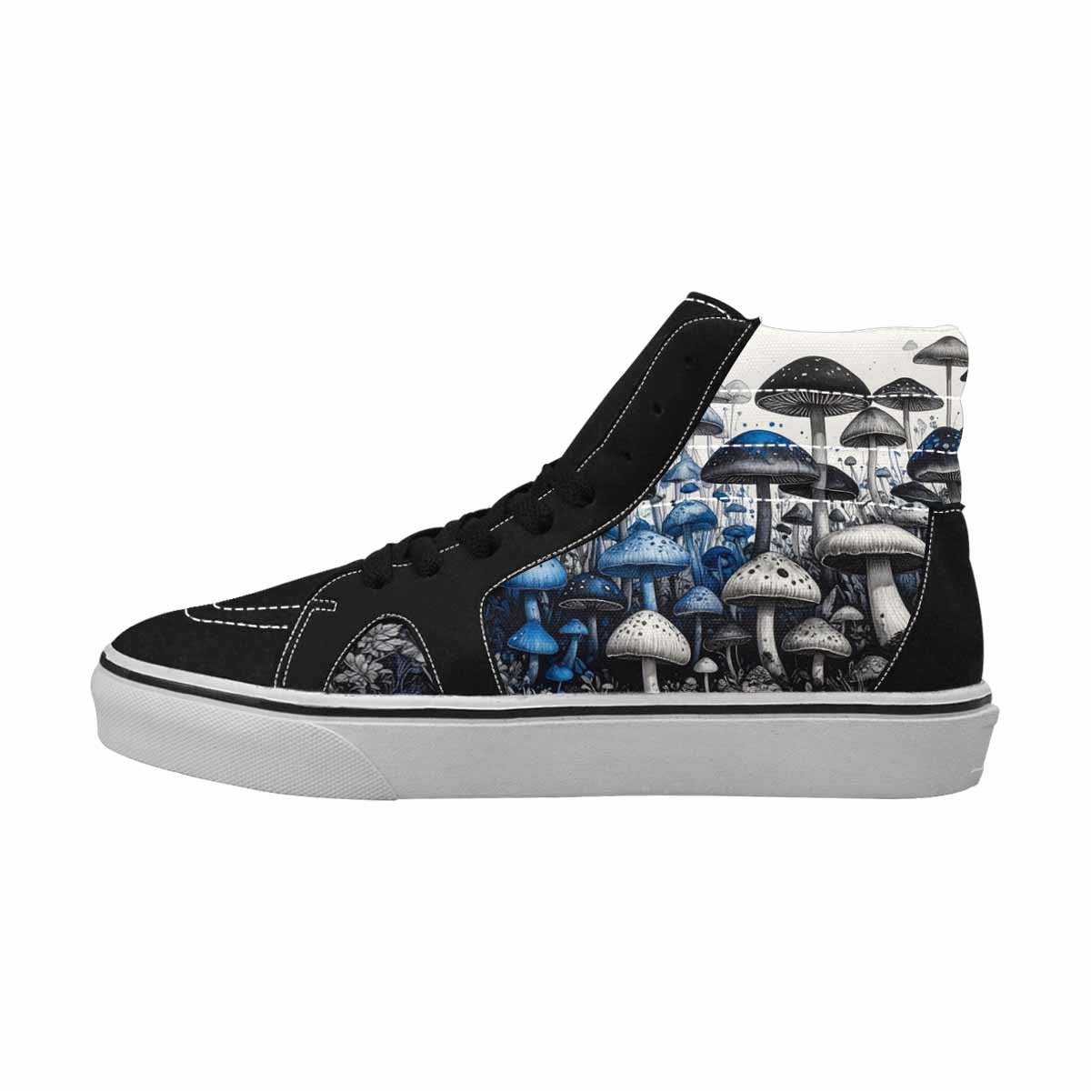 MEN'S Mushrooms (general) High Top Canvas Dreamcore Shoes