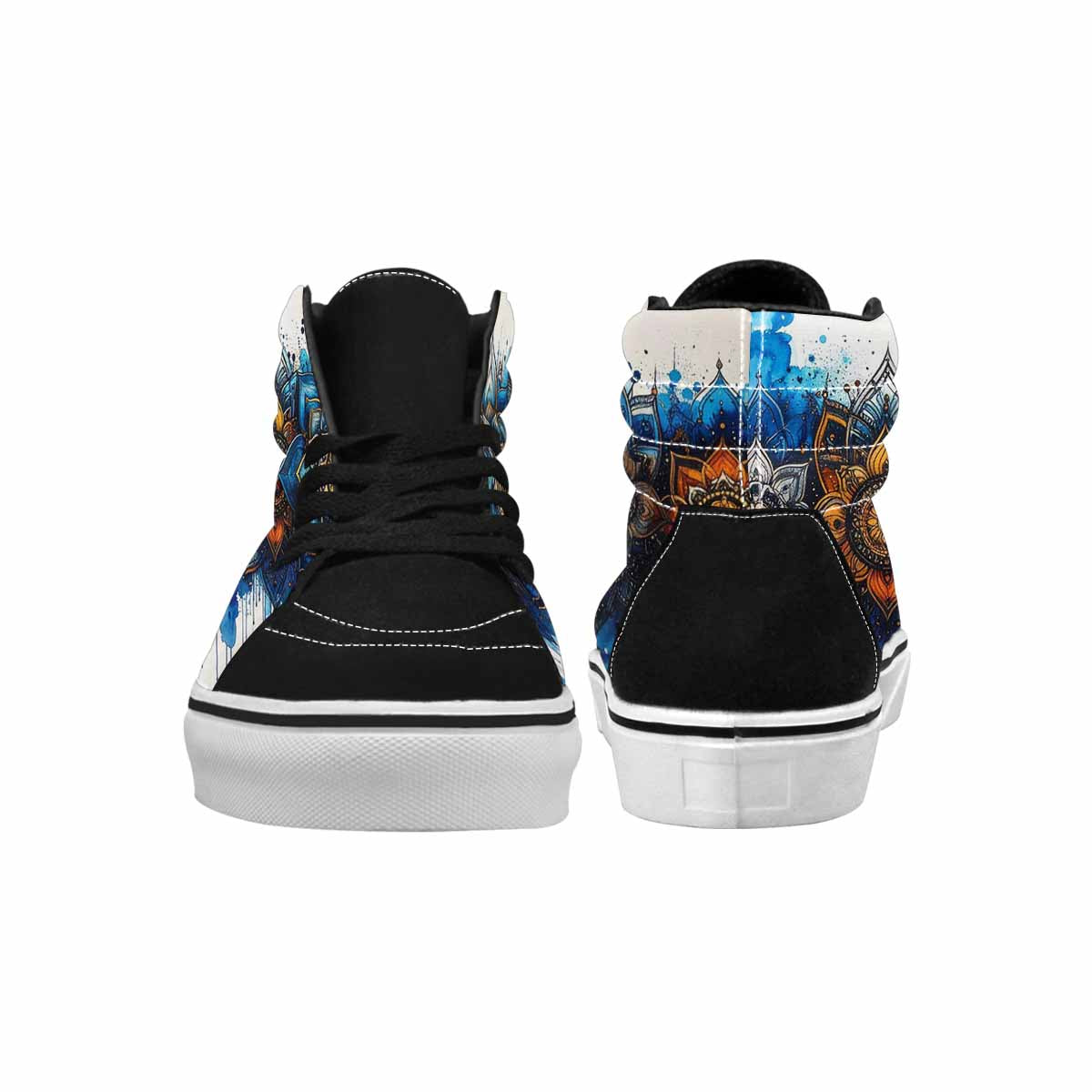 MEN'S Mandala Medallion High Top Canvas Dreamlike Custom Shoes