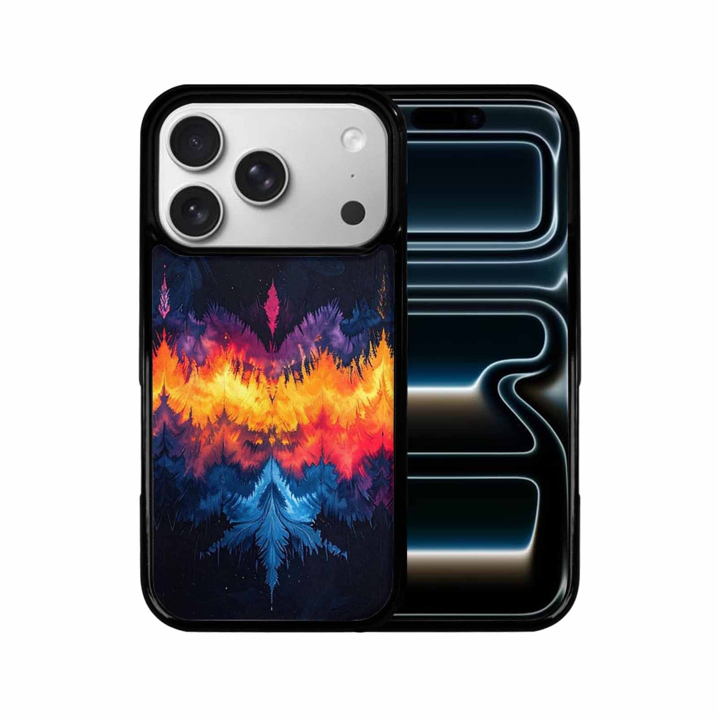 iPhone 17 Pro Case — Tie Dye Dark Tie Dye, Custom Print Case Cover