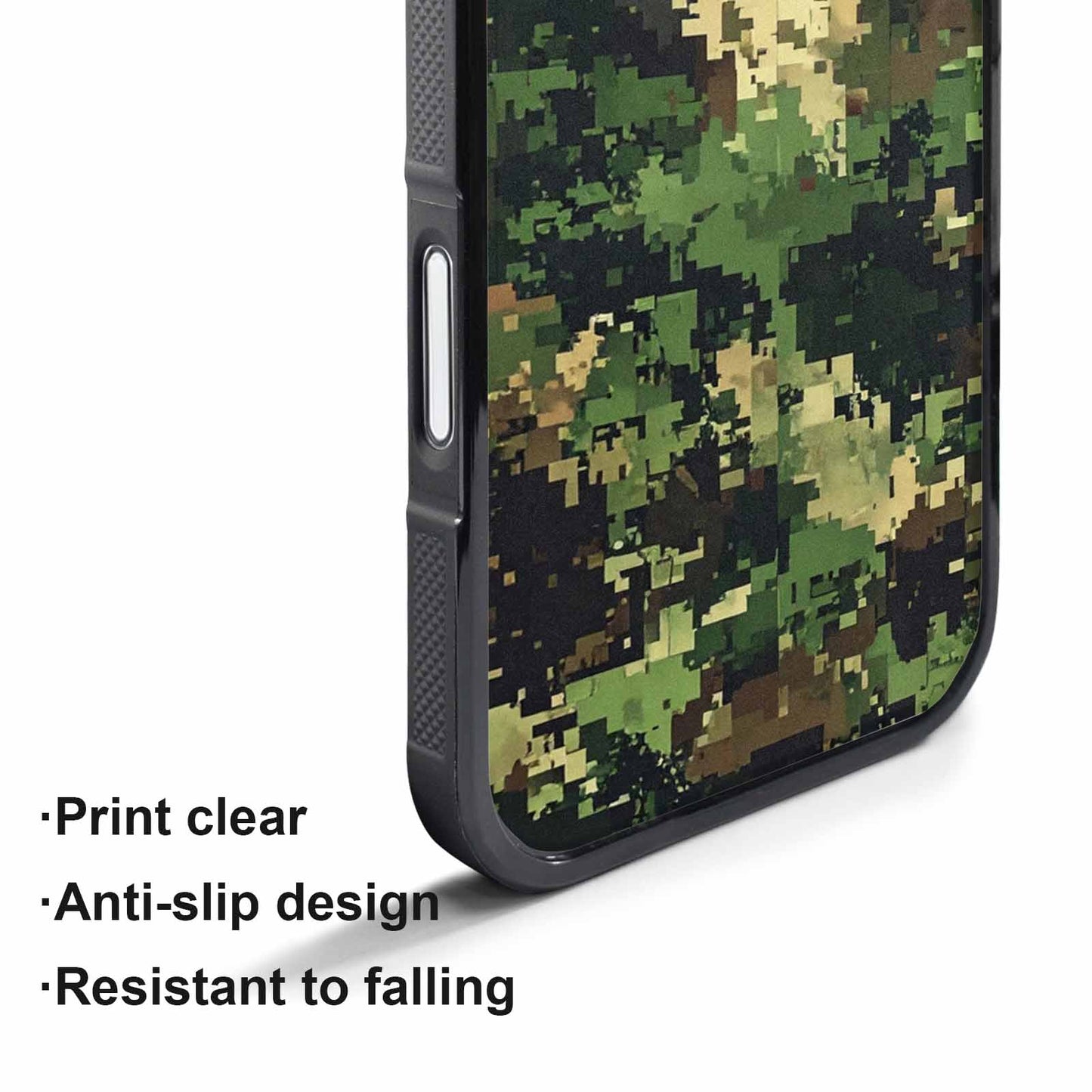 iPhone 17 Air Case — Small Military Camouflage Blotch Pattern Camo, Custom Made Phone Cover