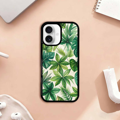 iPhone 17 Case — Small Seven Point Palmate Floral, Original Design Phone Case