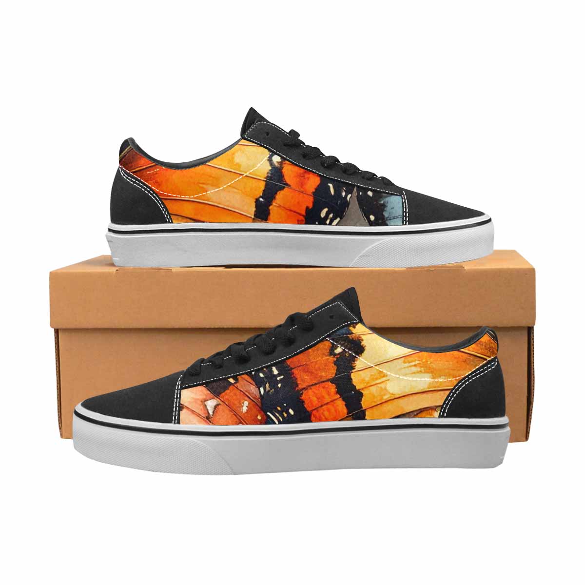 MEN'S Butterfly Wing Canvas Lace-Up Vivid Shoes