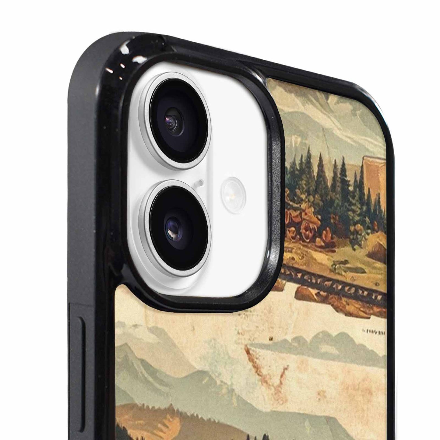 iPhone 17 Case — Vintage Travel Artwork Pattern Retro Vintage, Custom Made Phone Cover