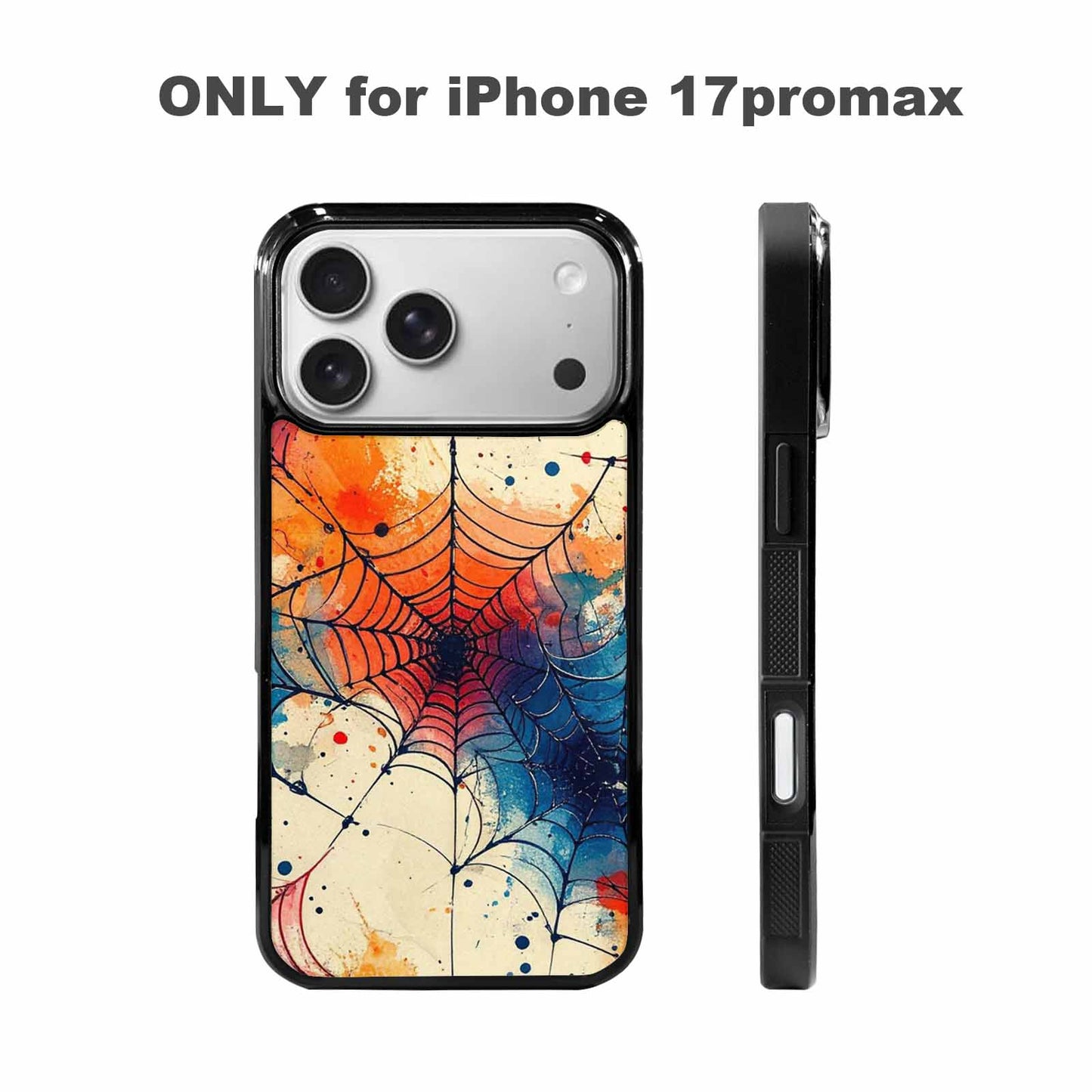 iPhone 17 Pro Max Case — Foil Fantasy Spider Original Art, Original Design Phone Case