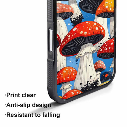 iPhone 17 Pro Case — Vivid Winter Mushroom Seamless Cartoon Cute, Original Design Phone Case