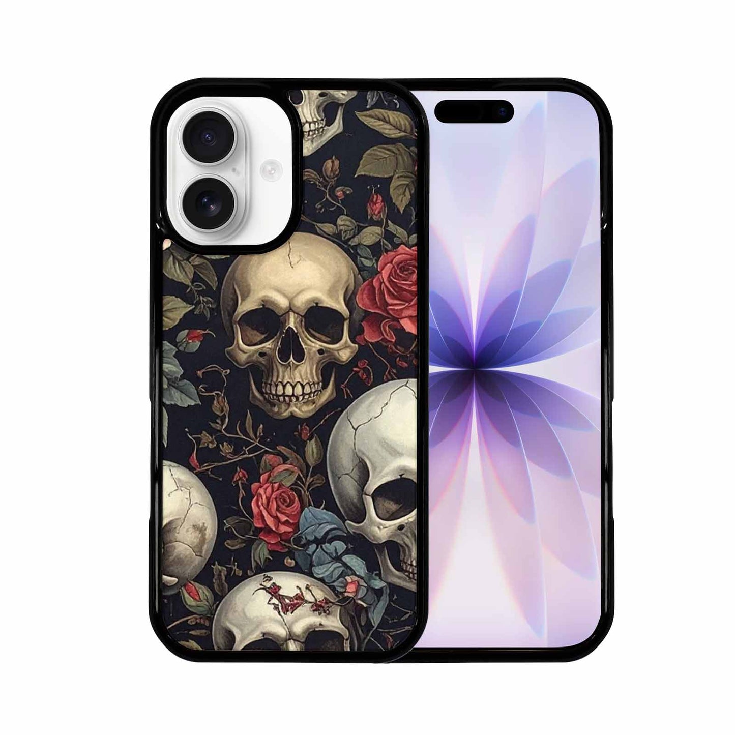 iPhone 17 Case — Skulls Roses And Skulls Gothic Skulls, Unique Phone Case Design