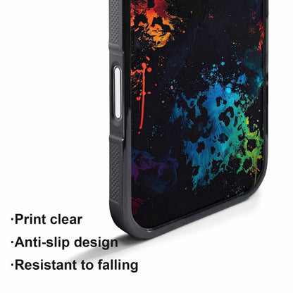 iPhone 17 Pro Case — Color Style Deep Blacks Animal Print, Custom Art Phone Cover