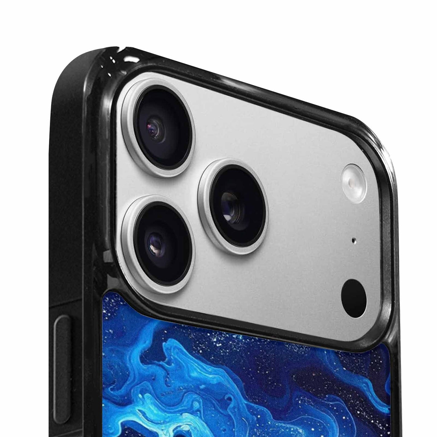 iPhone 17 Pro Max Case — Galaxy Art Blue Starfield Galaxy Space, Personalized Phone Case
