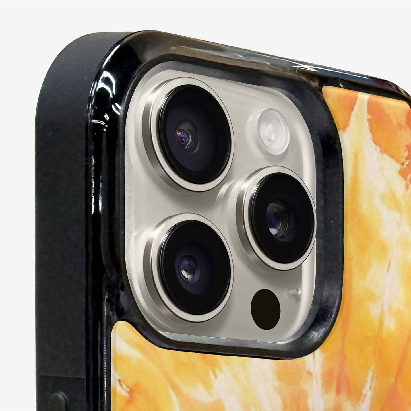 iPhone 16 Pro Max Case — Ombre Tie Dye Warm, Custom Designed Case Cover