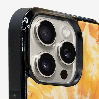 iPhone 16 Pro Max Case — Ombre Tie Dye Warm, Custom Designed Case Cover