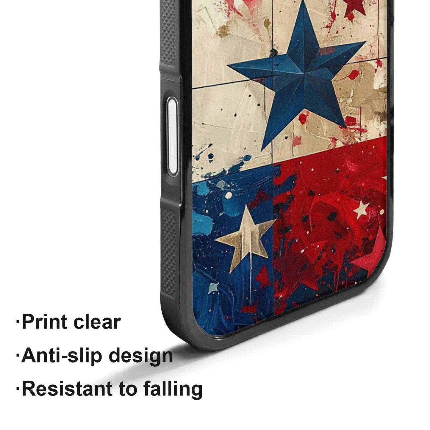 iPhone 17 Case — Patriotic Stars And Stripes Galaxy Space, Custom Phone Case