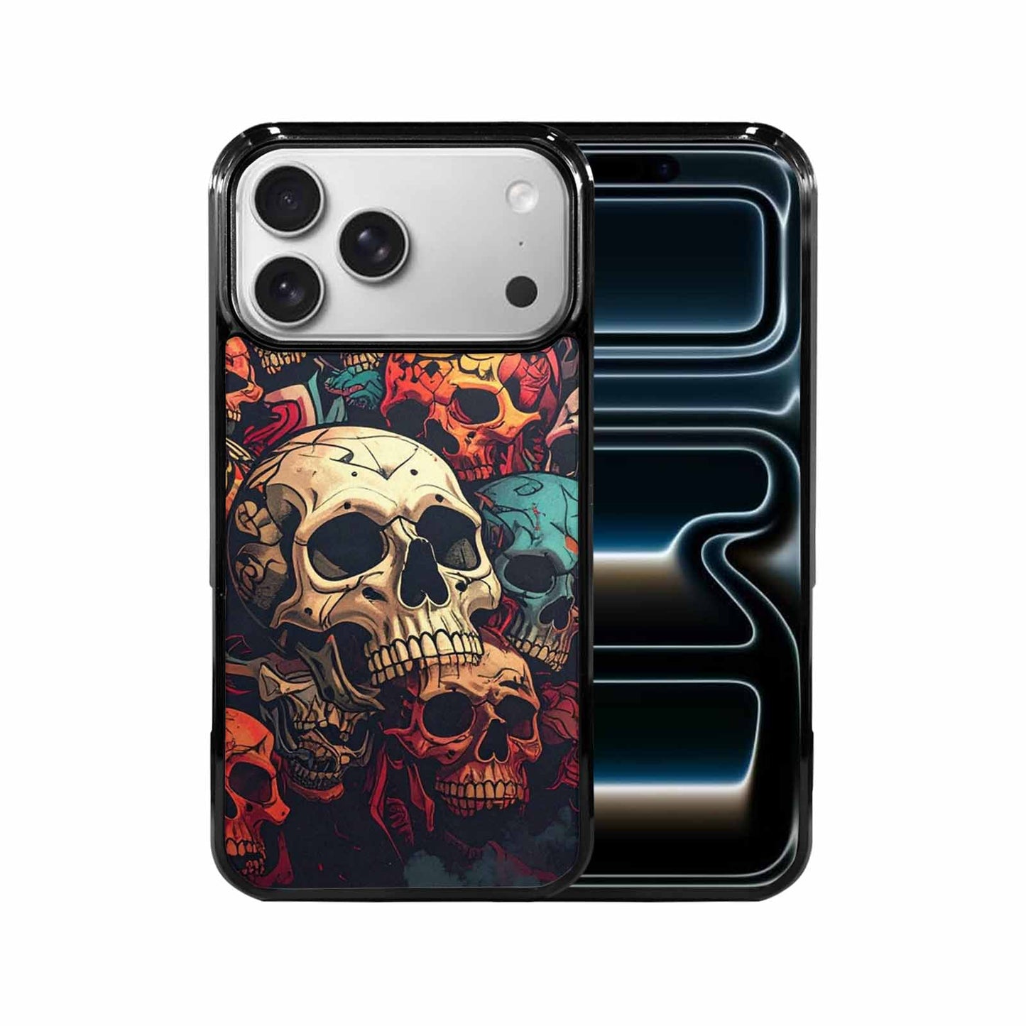 iPhone 17 Pro Max Case — Skull Dark Art Gothic Print Gothic, Original Design Phone Case