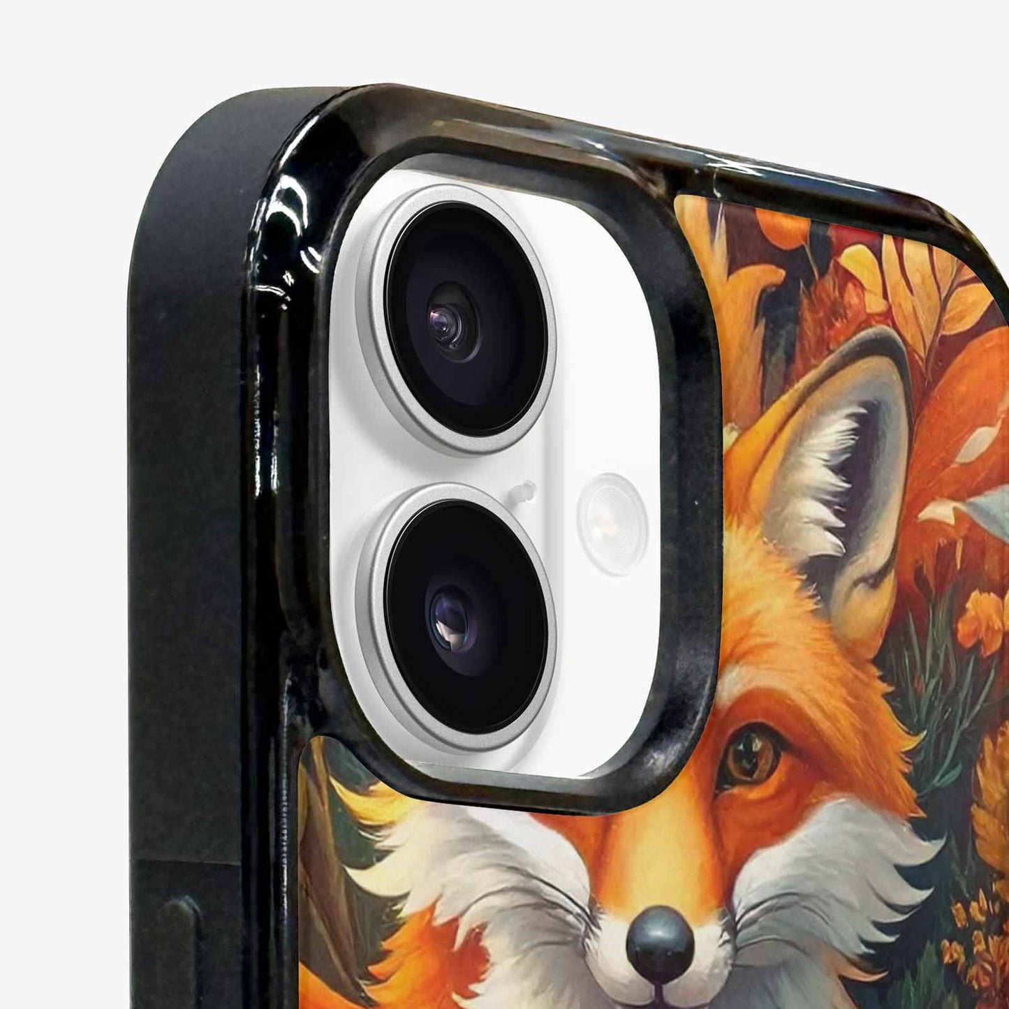 iPhone 16 Plus Case — Fox Forest Fox Forest Pattern Hundreds, Custom Designed Case Cover
