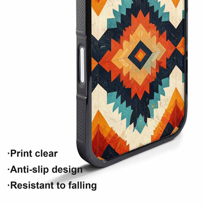 iPhone 17 Air Case — Small Southwestern Geometric Diamond Pattern Original, Custom Printed Phone Case