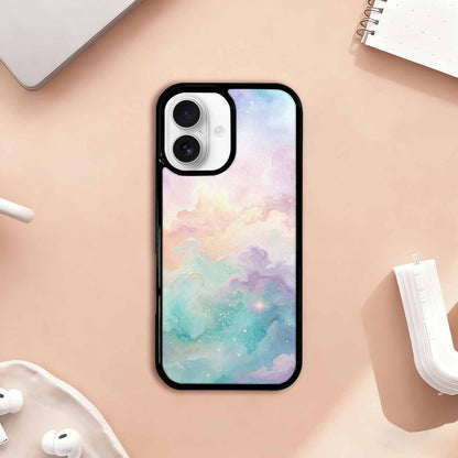 iPhone 17 Case — Galaxy Texture In Soft Galaxy Space, Custom Print Case Cover