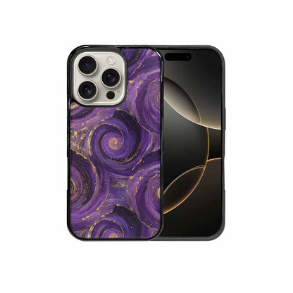 iPhone 16 Pro Case — Swirling Brushstroke Starry Night Texture Blended, Custom Phone Case