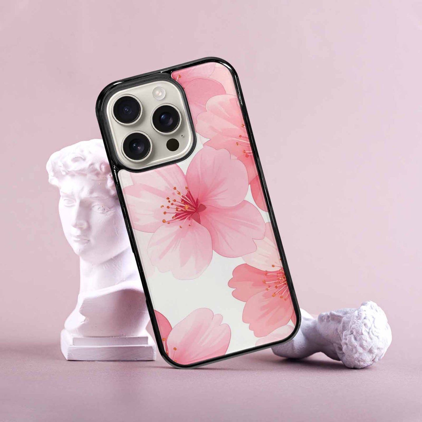 iPhone 16 Pro Case — Japanese Cherry Blossom, Custom Print Case Cover